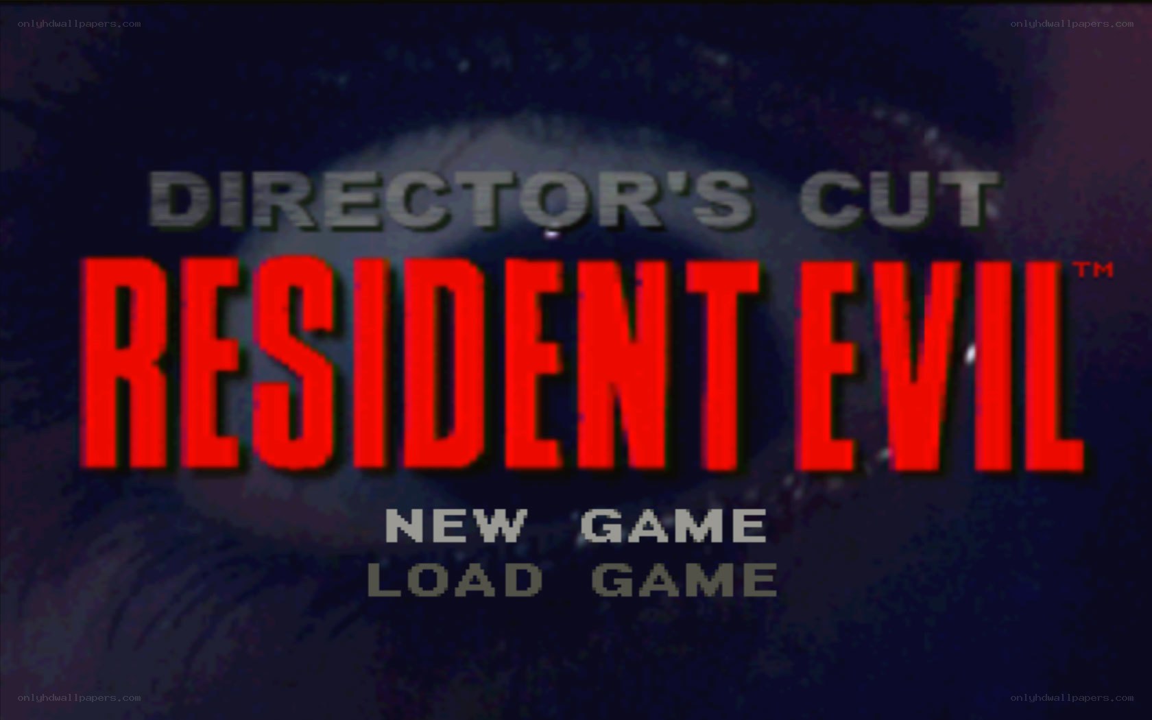 Resident Evil Director's Cut title screen