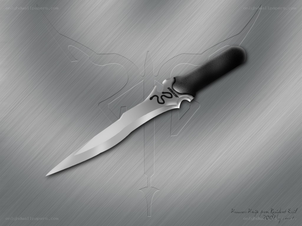 Resident Evil knife artwork