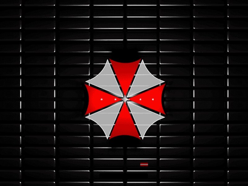 Resident Evil Logo — Black, Dark, Ominous
