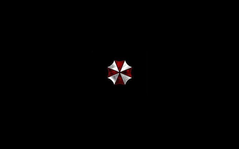Resident Evil logo on black