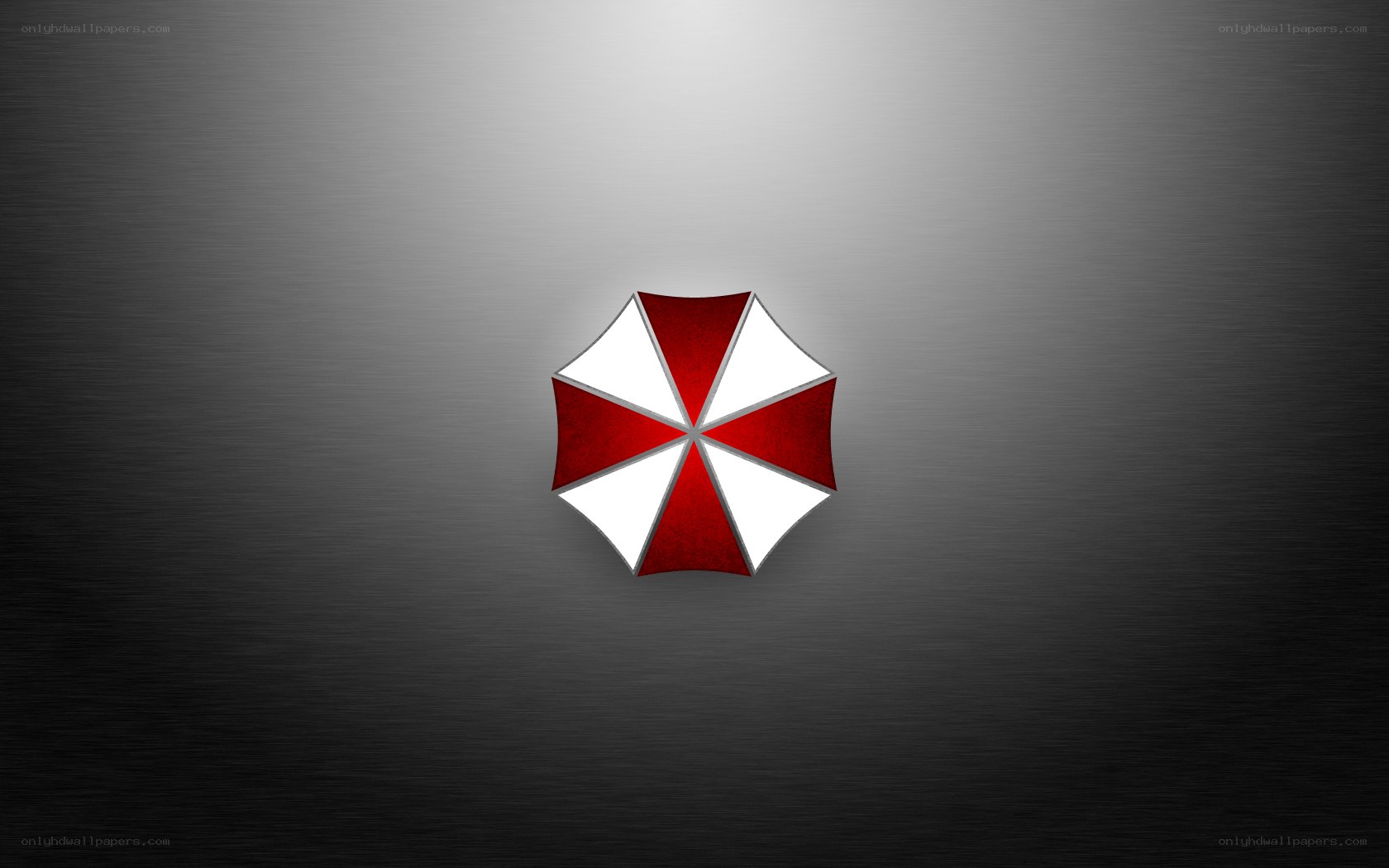 Resident Evil logo on metal