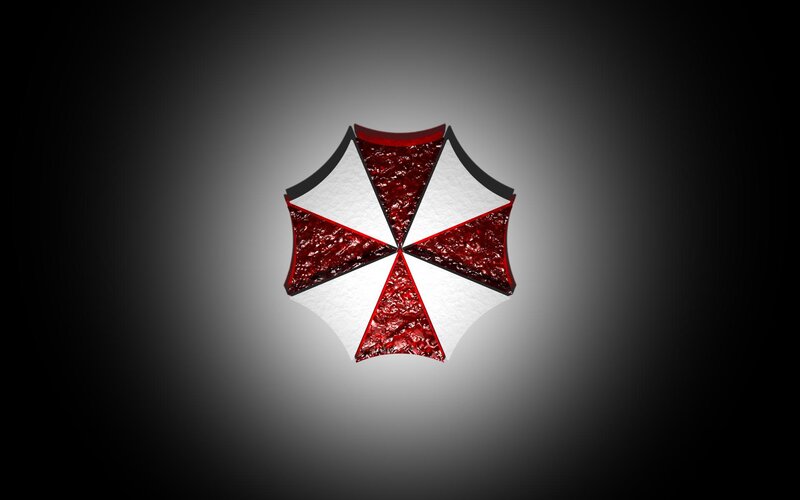 Resident Evil Logo — Red, Dark, 3d Render