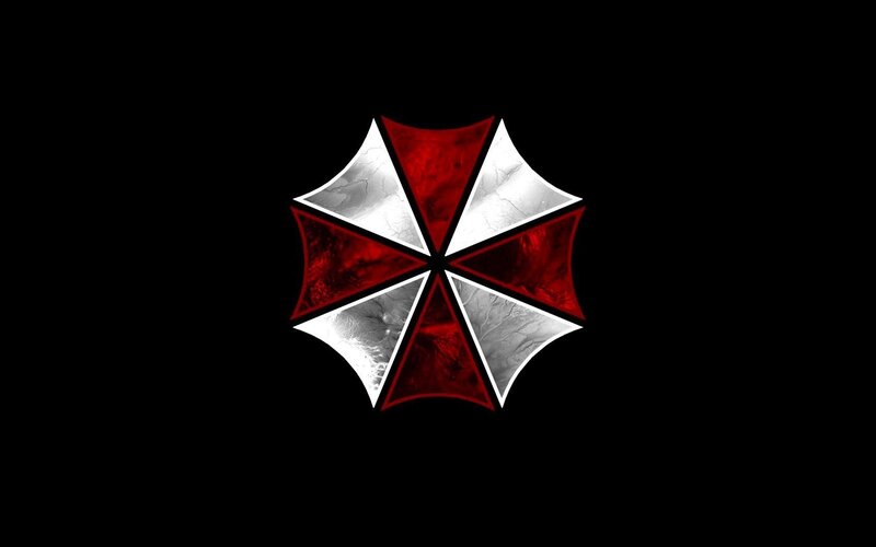 Resident Evil Logo — Red, Dark
