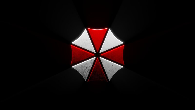 Resident Evil Logo — Red, Dramatic