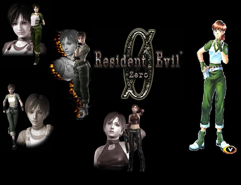 Resident Evil Zero character collage