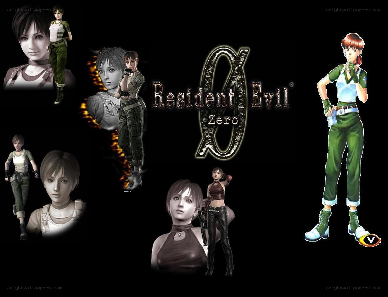 Resident Evil Zero character collage