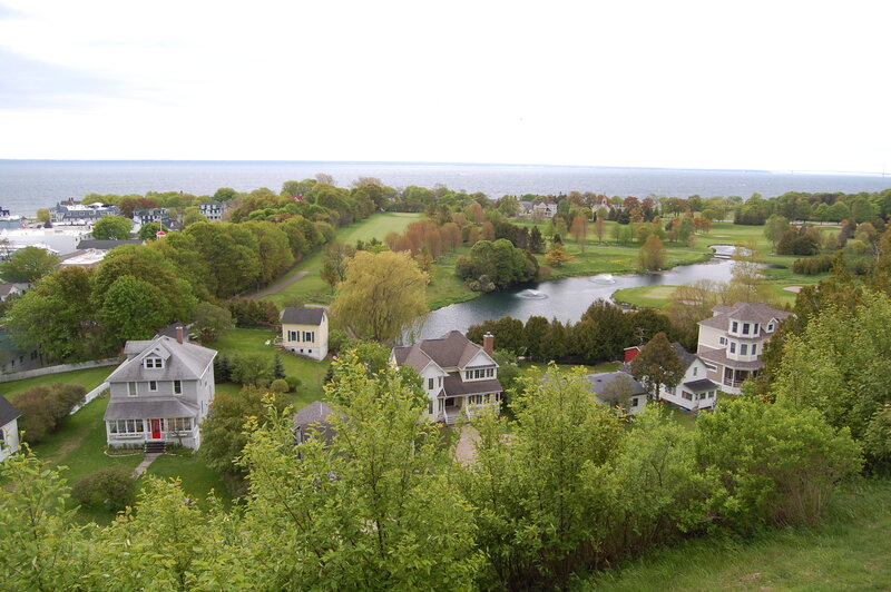 Residential Area with Lake