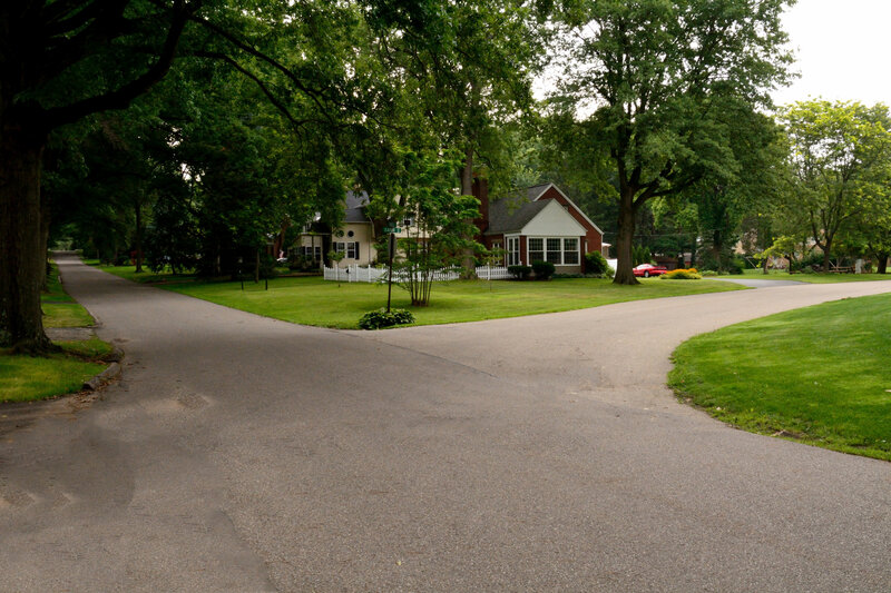 Residential Street Intersection