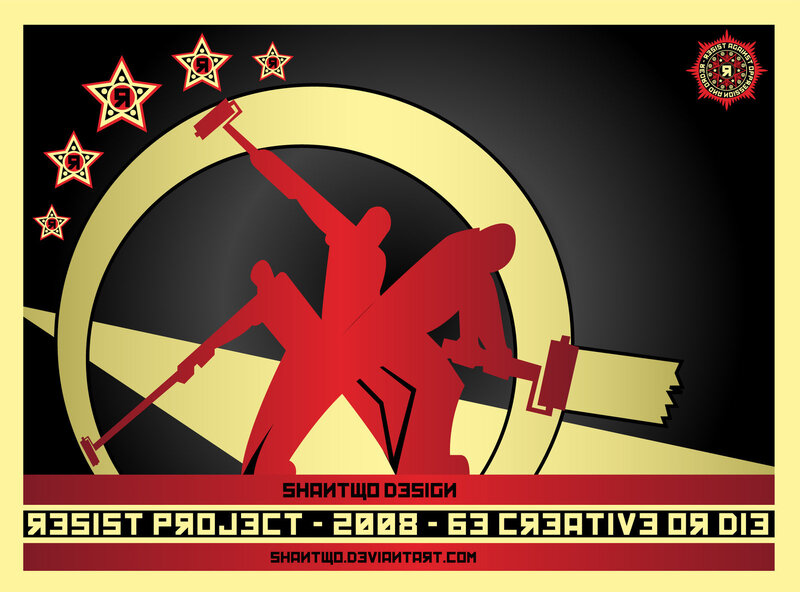 Resist Project 2008 poster