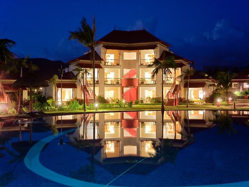 Resort Building at Night