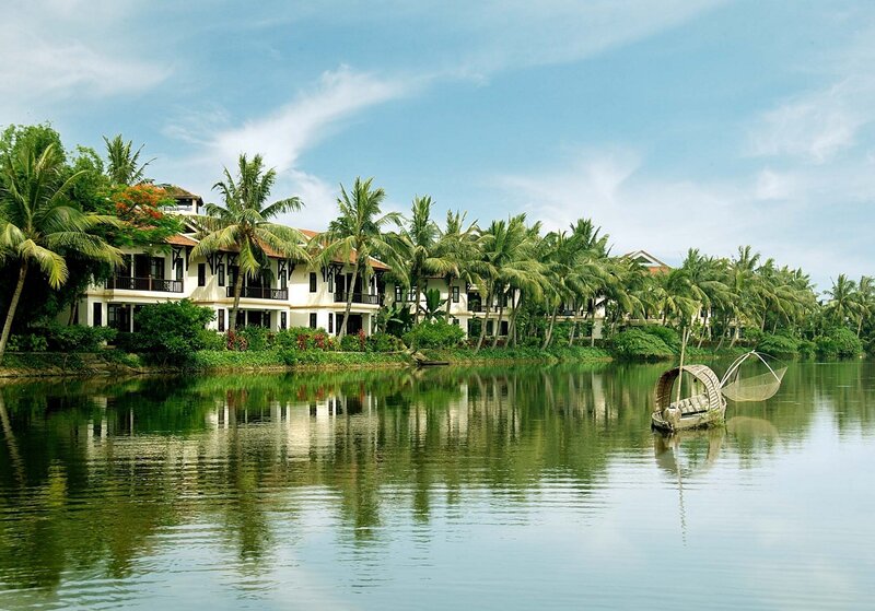 Resort Buildings by Water