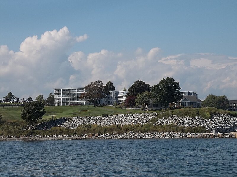 Resort Buildings on Hillside