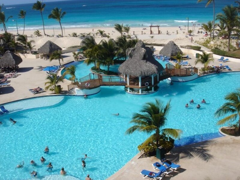 Resort Pool with Beach
