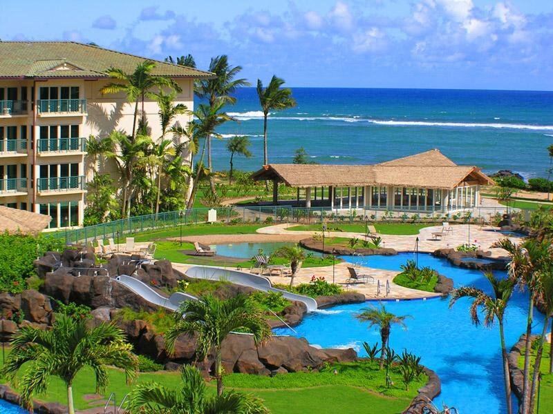 Resort with pool and ocean view