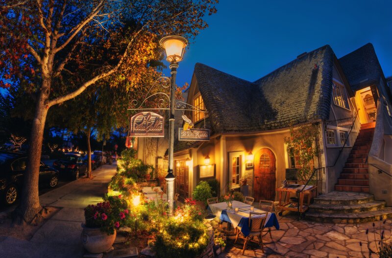Restaurant at Night — Blue, Cozy