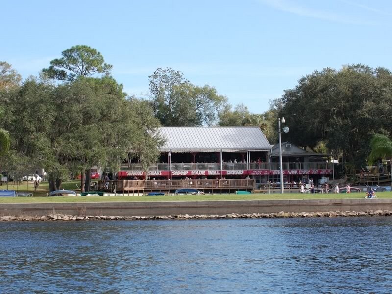 Restaurant by the Water — Blue, Calm