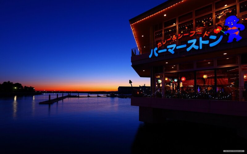 Restaurant by the Water — Blue