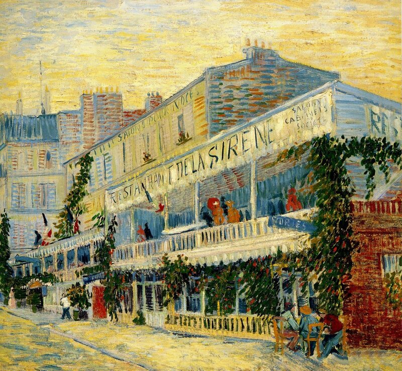 Restaurant de la Sirène painting