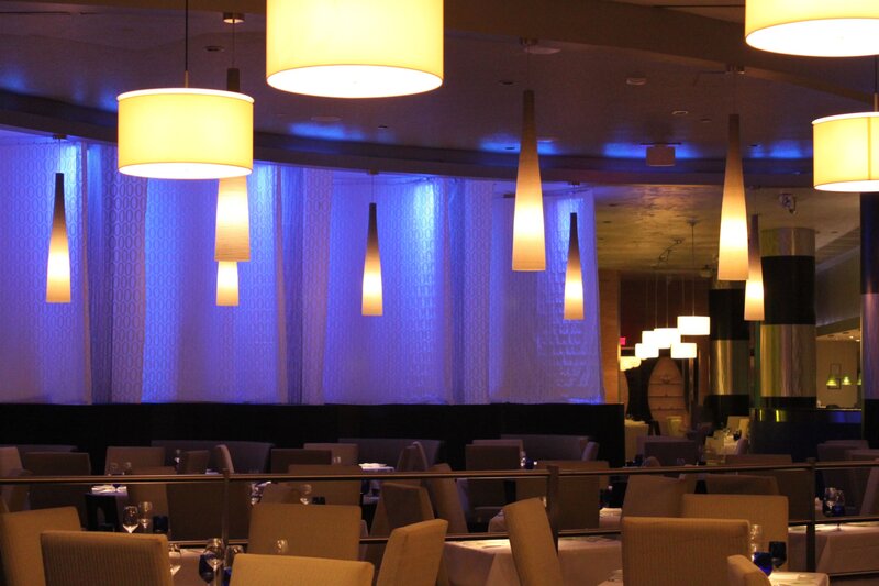 Restaurant Dining Area — Blue