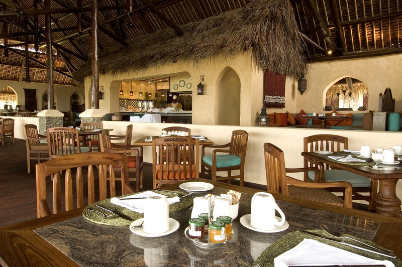 Restaurant Dining Area — Brown, Calm