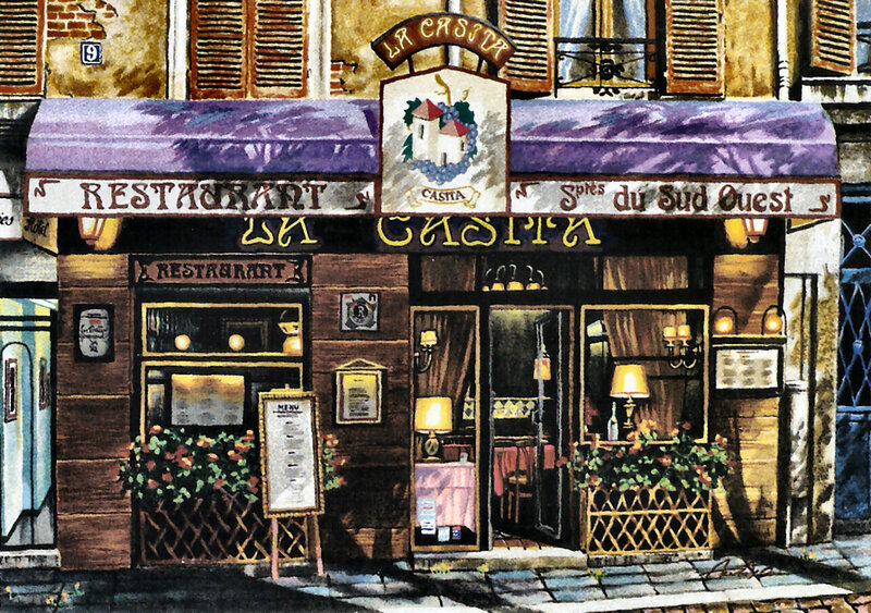 Restaurant Facade — Brown