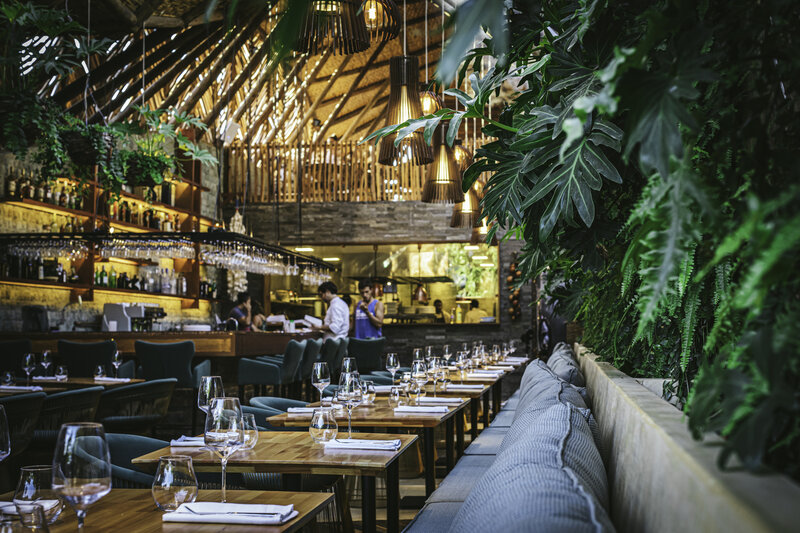 Restaurant Interior with Tables