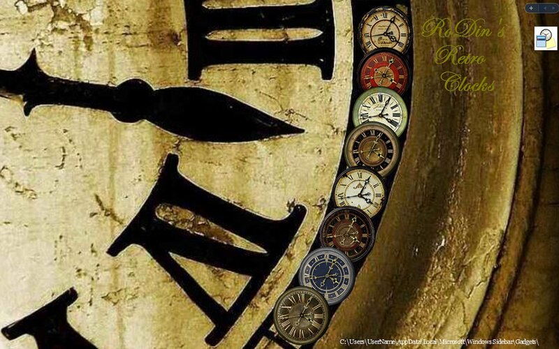 Retro Clocks on Wall