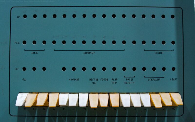 Retro computer control panel
