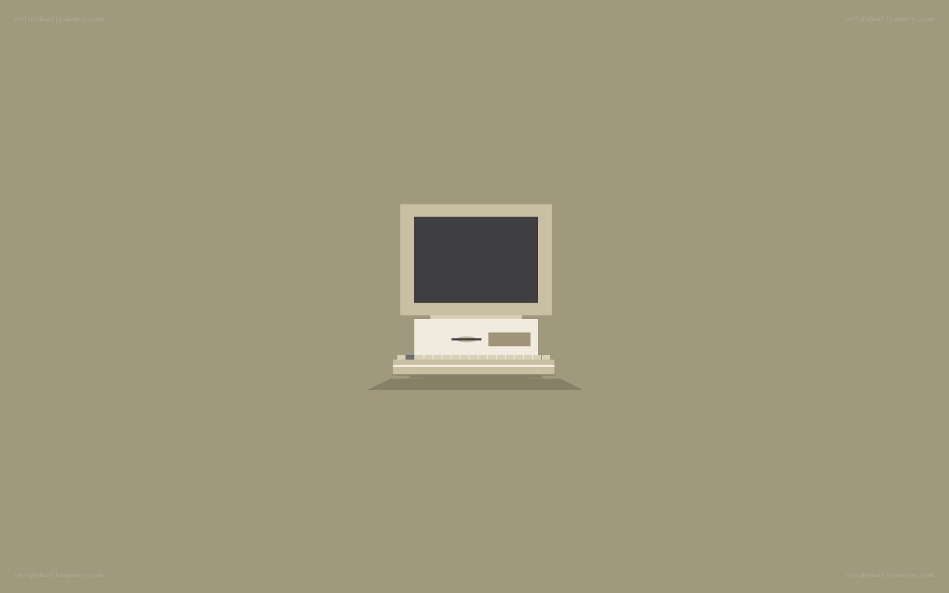 retro computer illustration