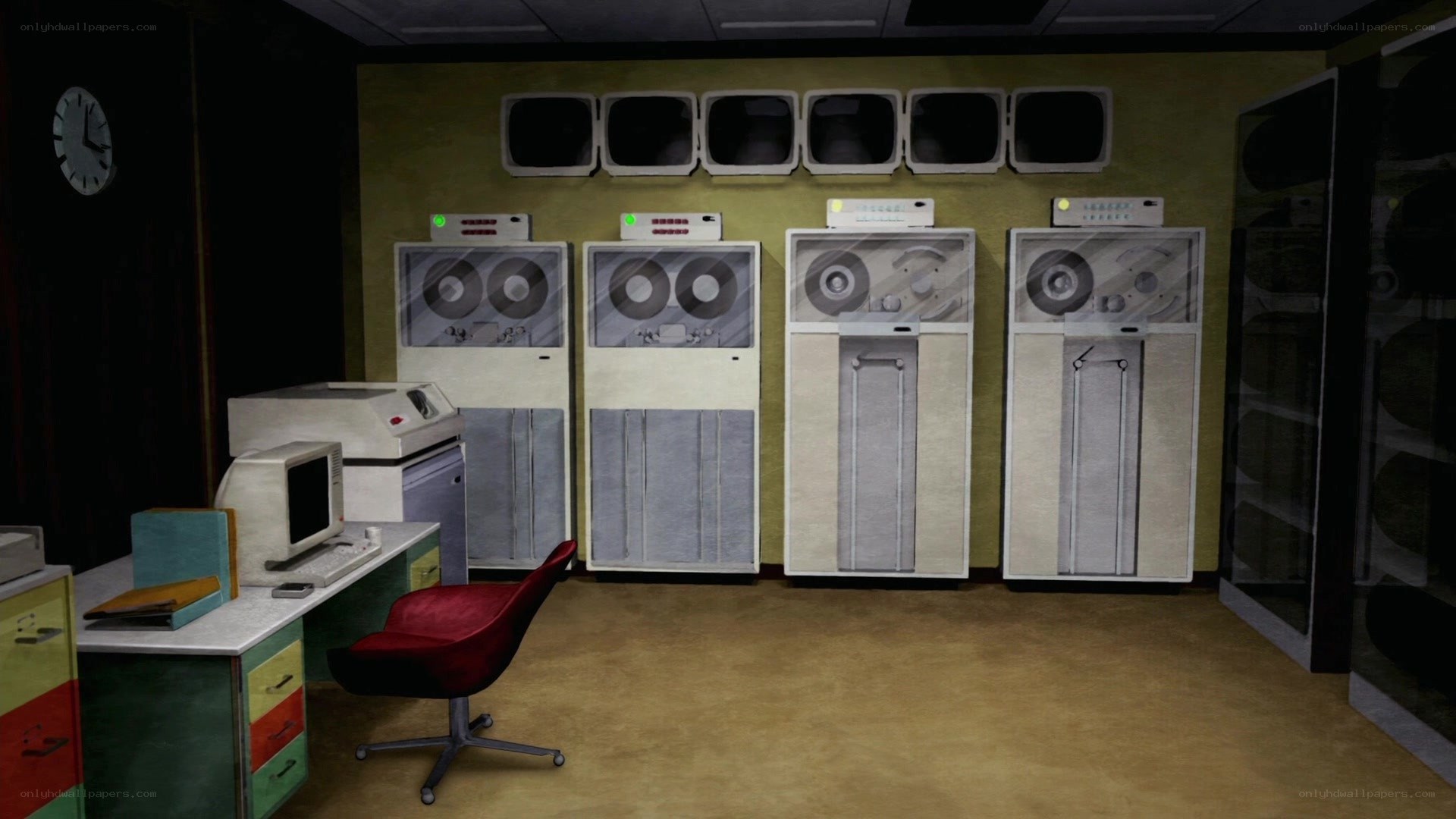 retro computer lab