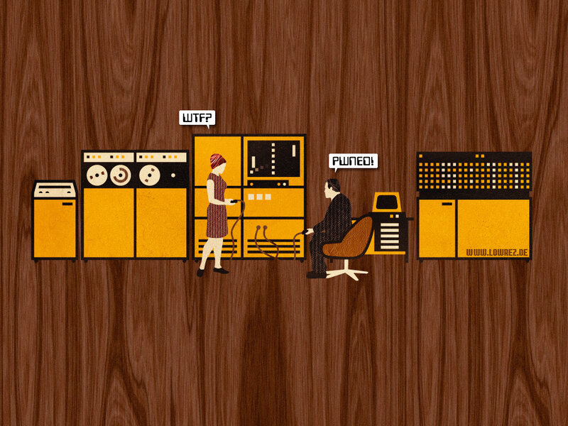 Retro computer operators