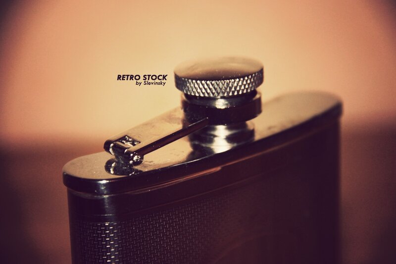 Retro Flask Close-Up