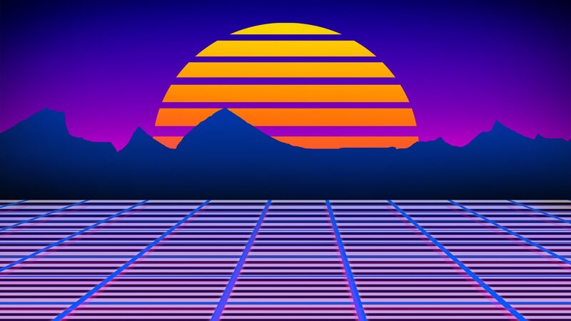 Retro-futuristic Landscape