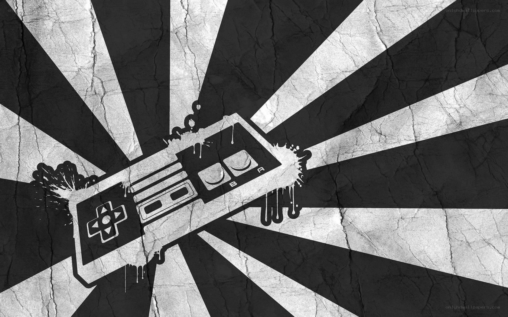 retro game controller art