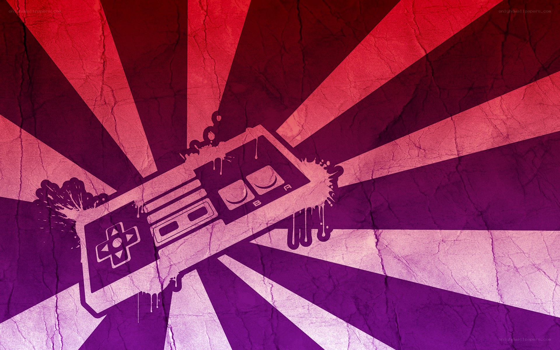 retro game controller art