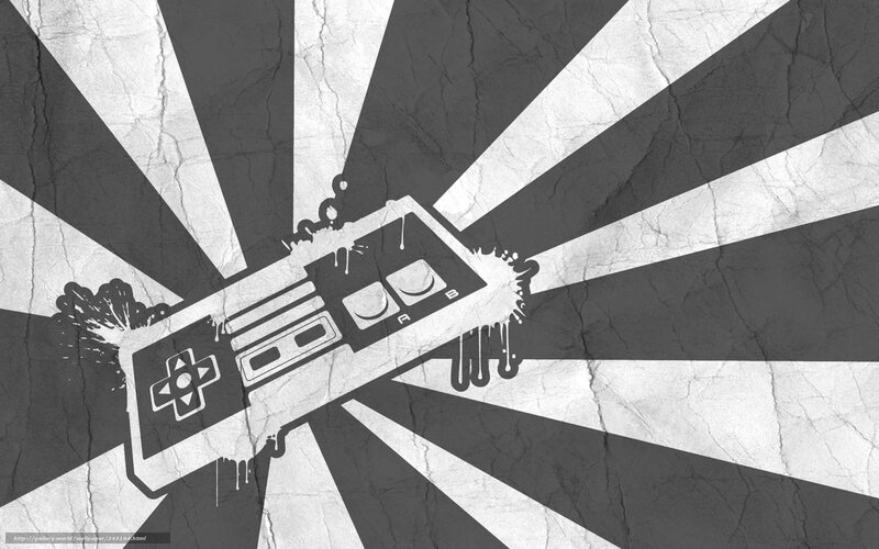 retro game controller art