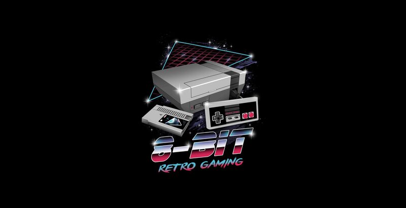 Retro Gaming Console — Black