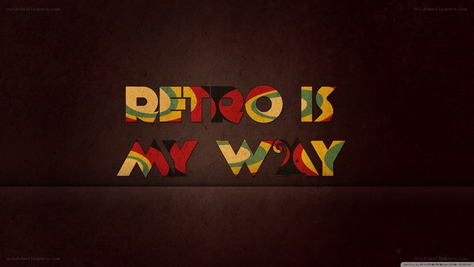 Retro is my way text art