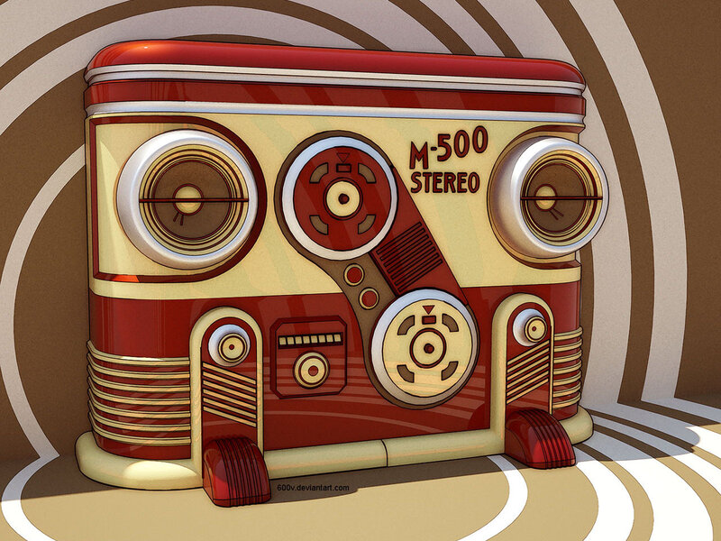 Retro M-500 Stereo Radio