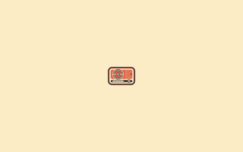 retro radio icon