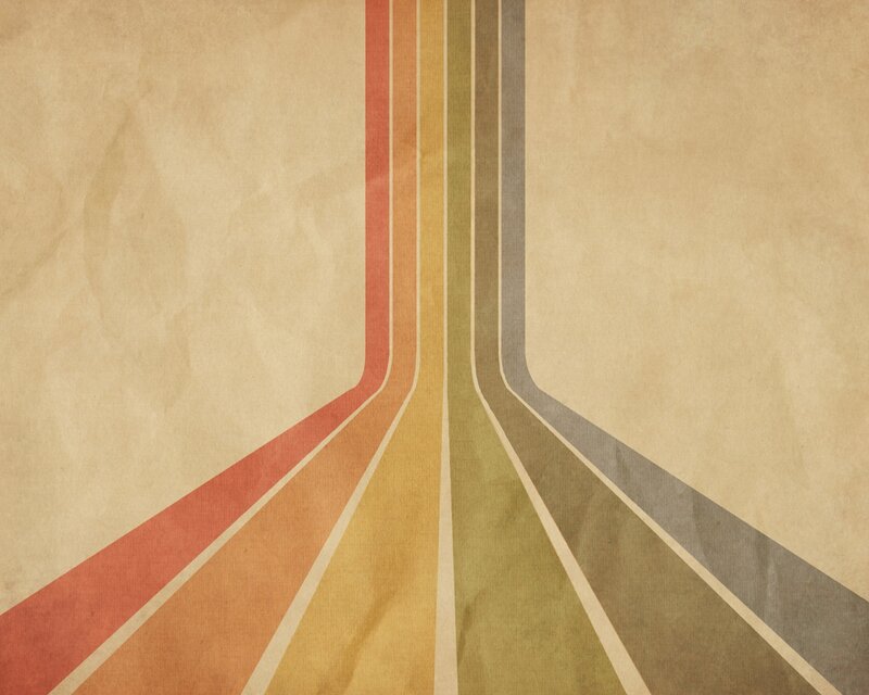 retro road abstract design