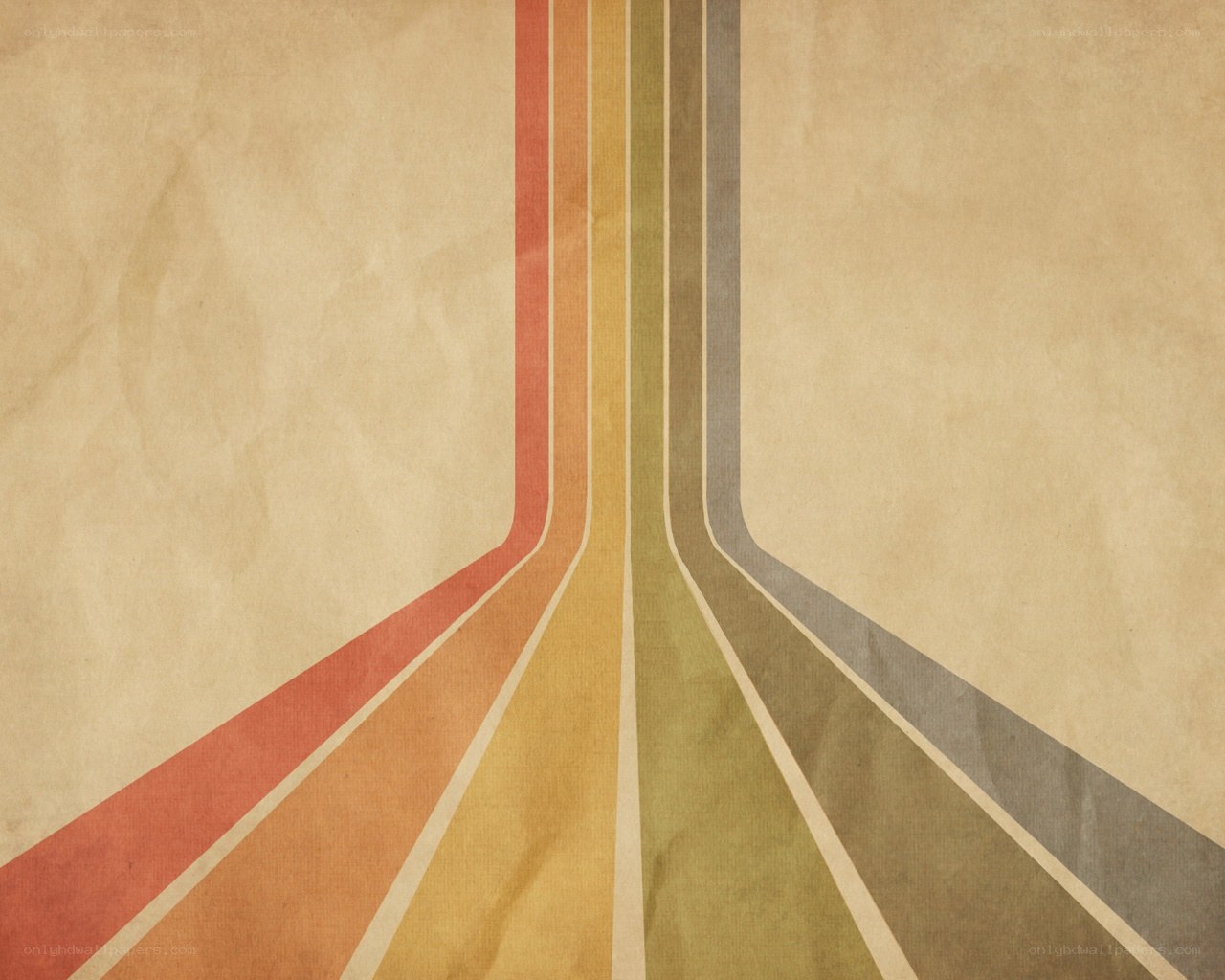 retro road abstract design
