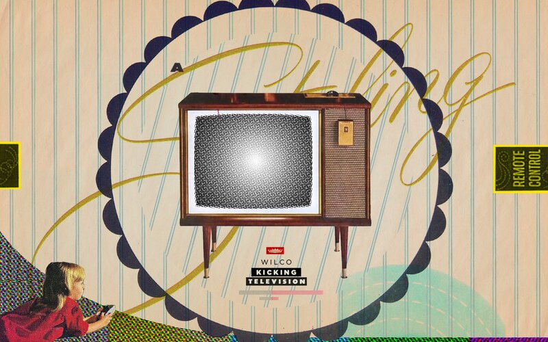 Retro TV with child watching