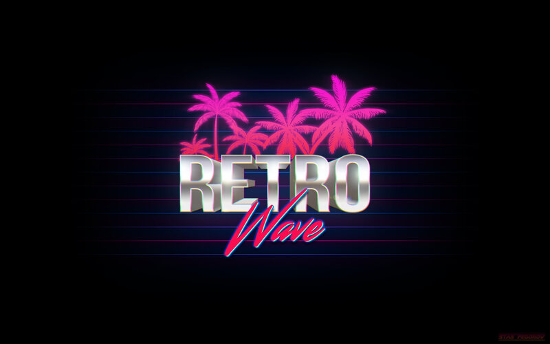 Retro Wave Logo