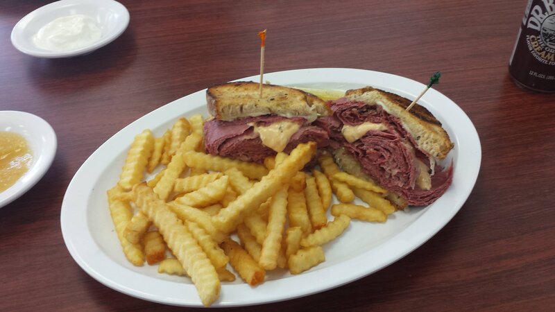 Reuben Sandwich with Fries
