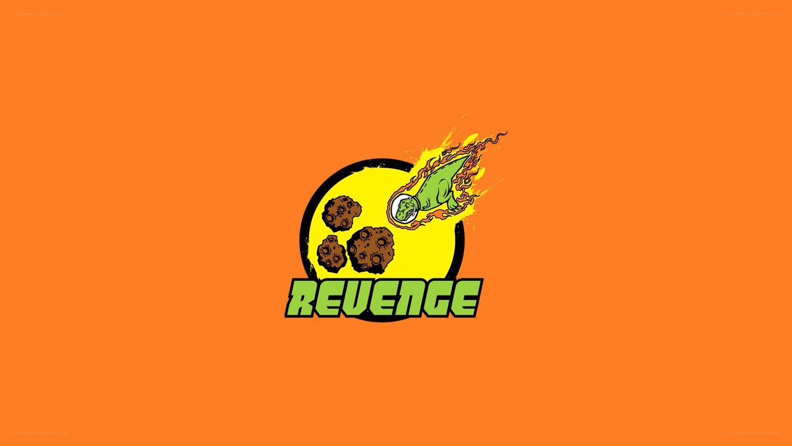 Revenge logo with dinosaur