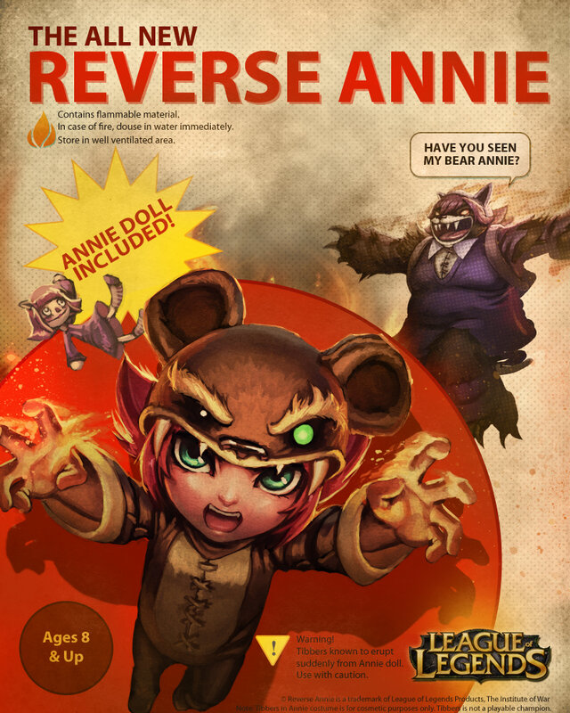 Reverse Annie toy packaging
