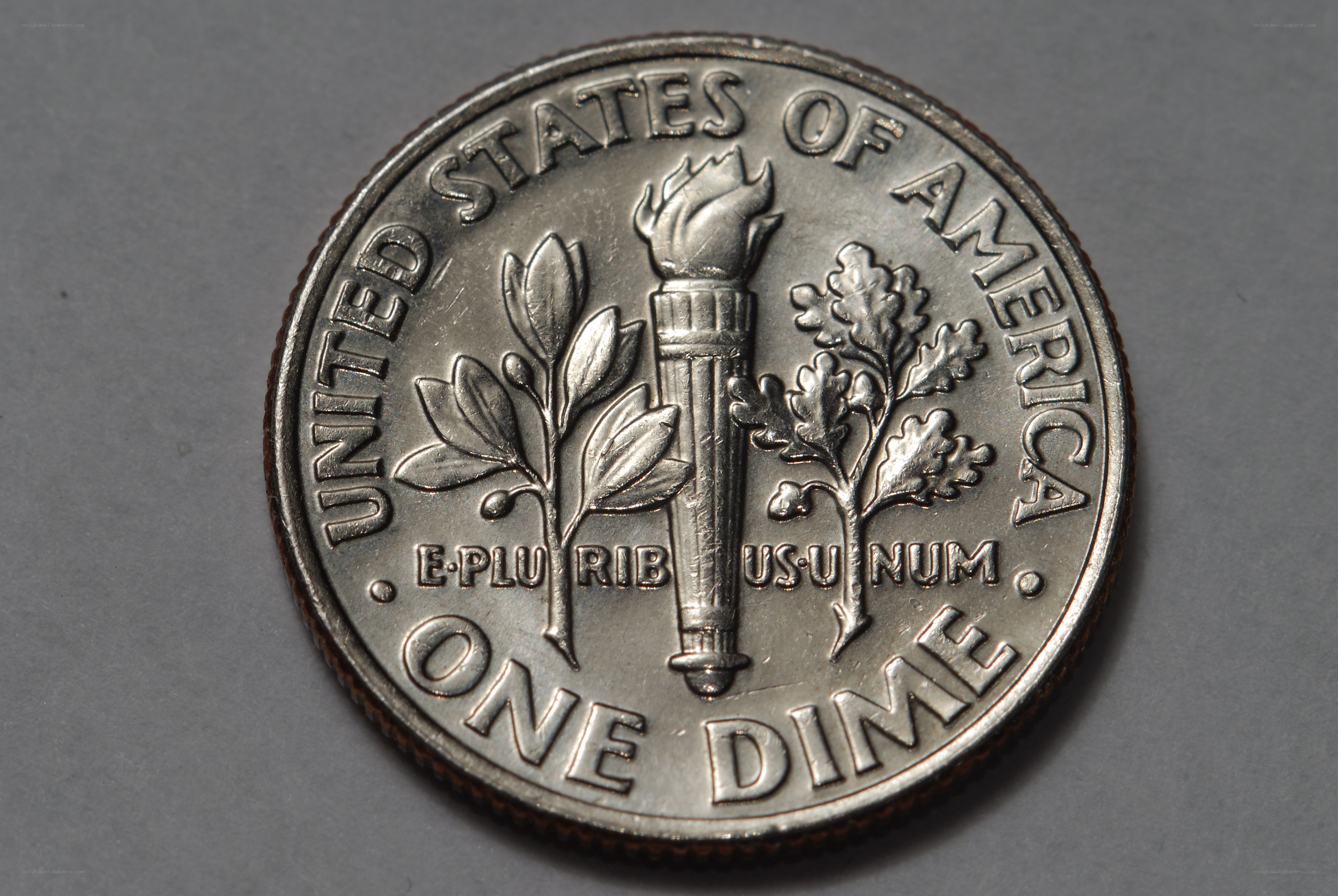 reverse of a US dime