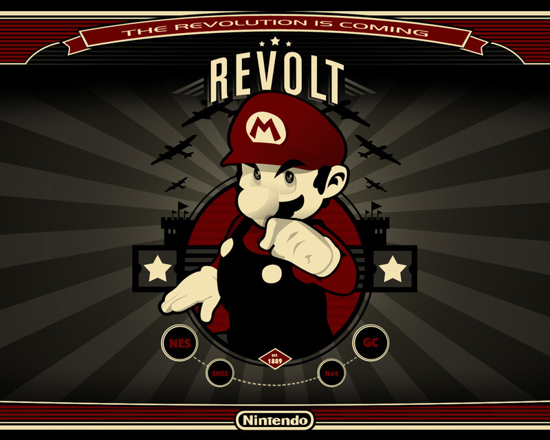 Revolt Mario Poster