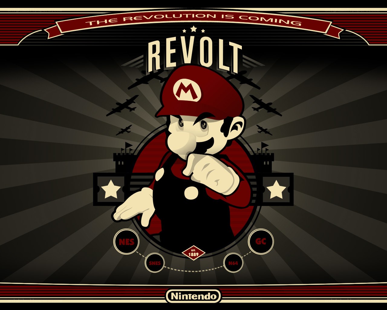 Revolt Mario Poster